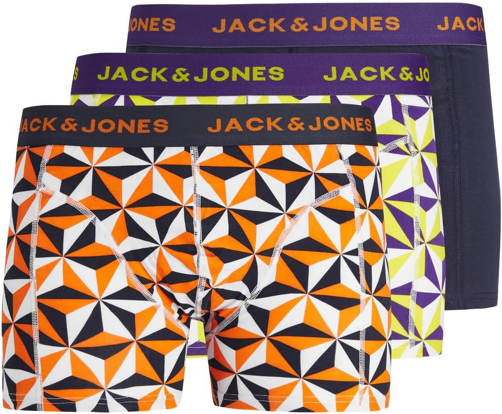 JACGEOMETRIC GEMS TRUNKS 3 PACKPlaj GiyimiErkek