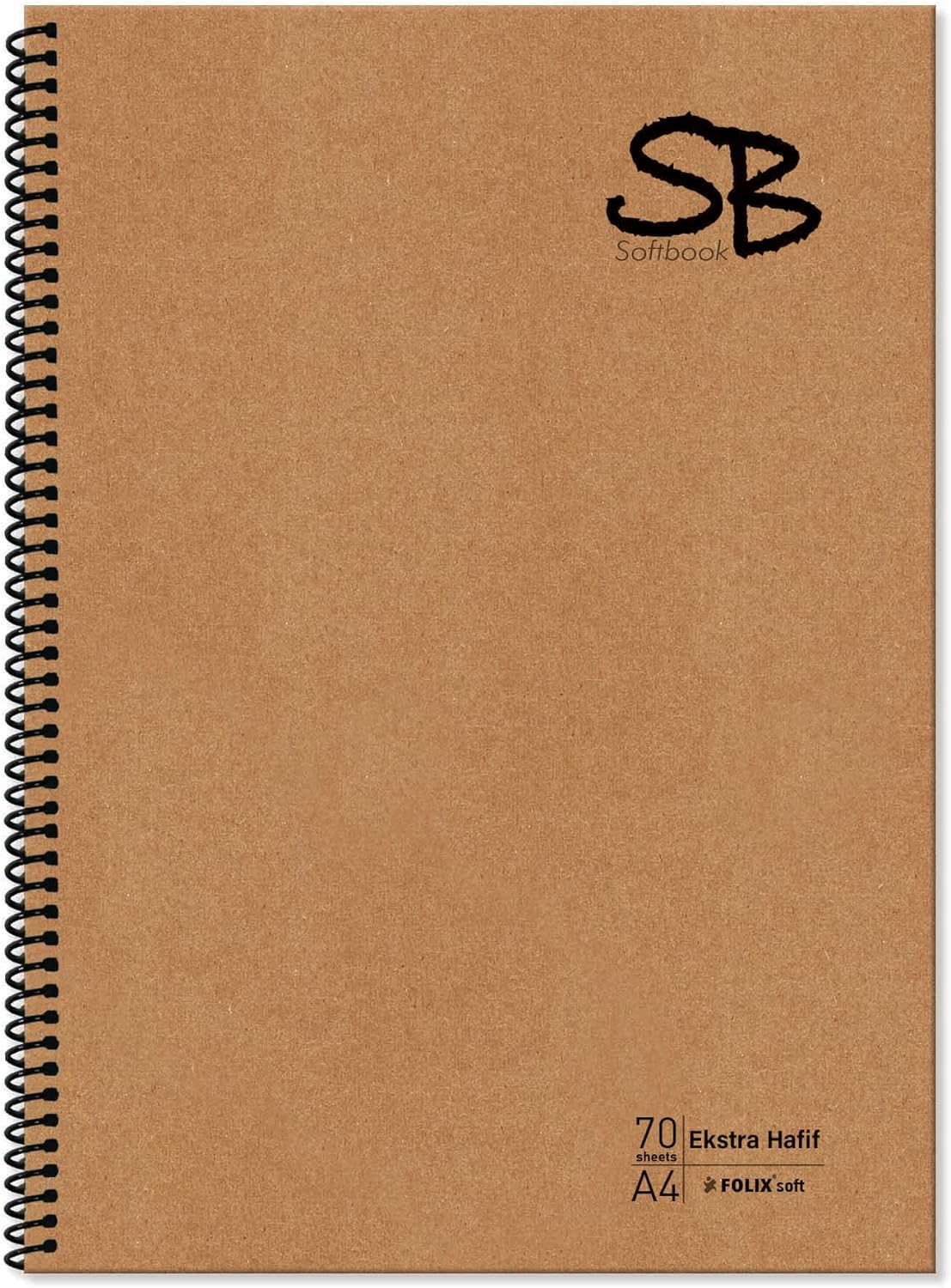 SB A4 70 Yp. Defter t Kapak Spiralli Hafif Kağıt ÇİZGİLİ 140 Sf.