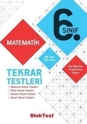 Bloktest 6.Sınıf Matematik Tekrar Testleri