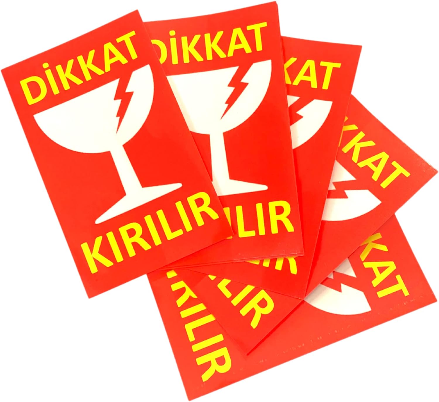 işOfis Dikkat Kırılır Etiketi, 5,2 x 8,5 cm (30 Adet)