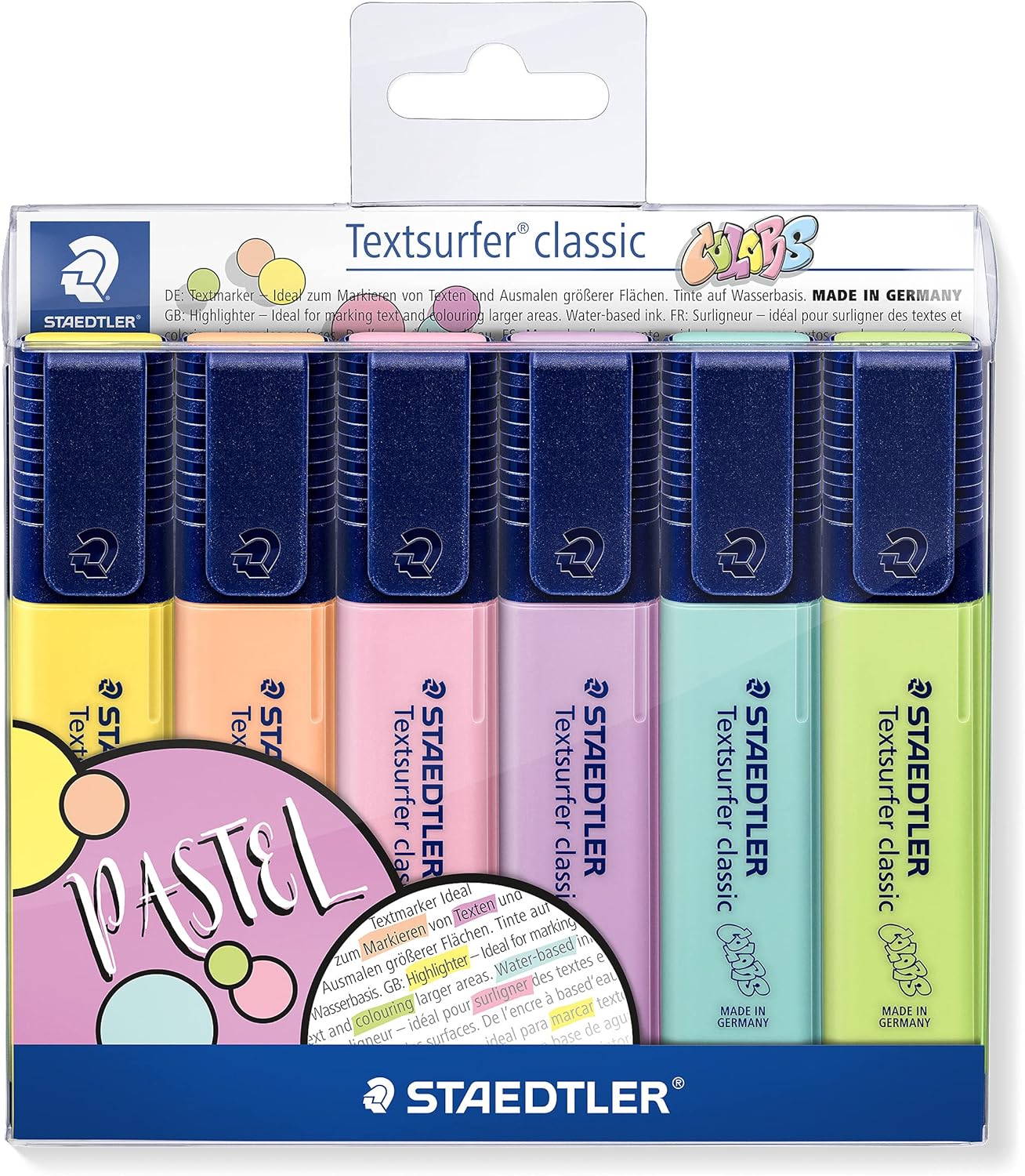 364 CWP6 Textsurfer Classic  Fosforlu Kalem 6'Lı Blister