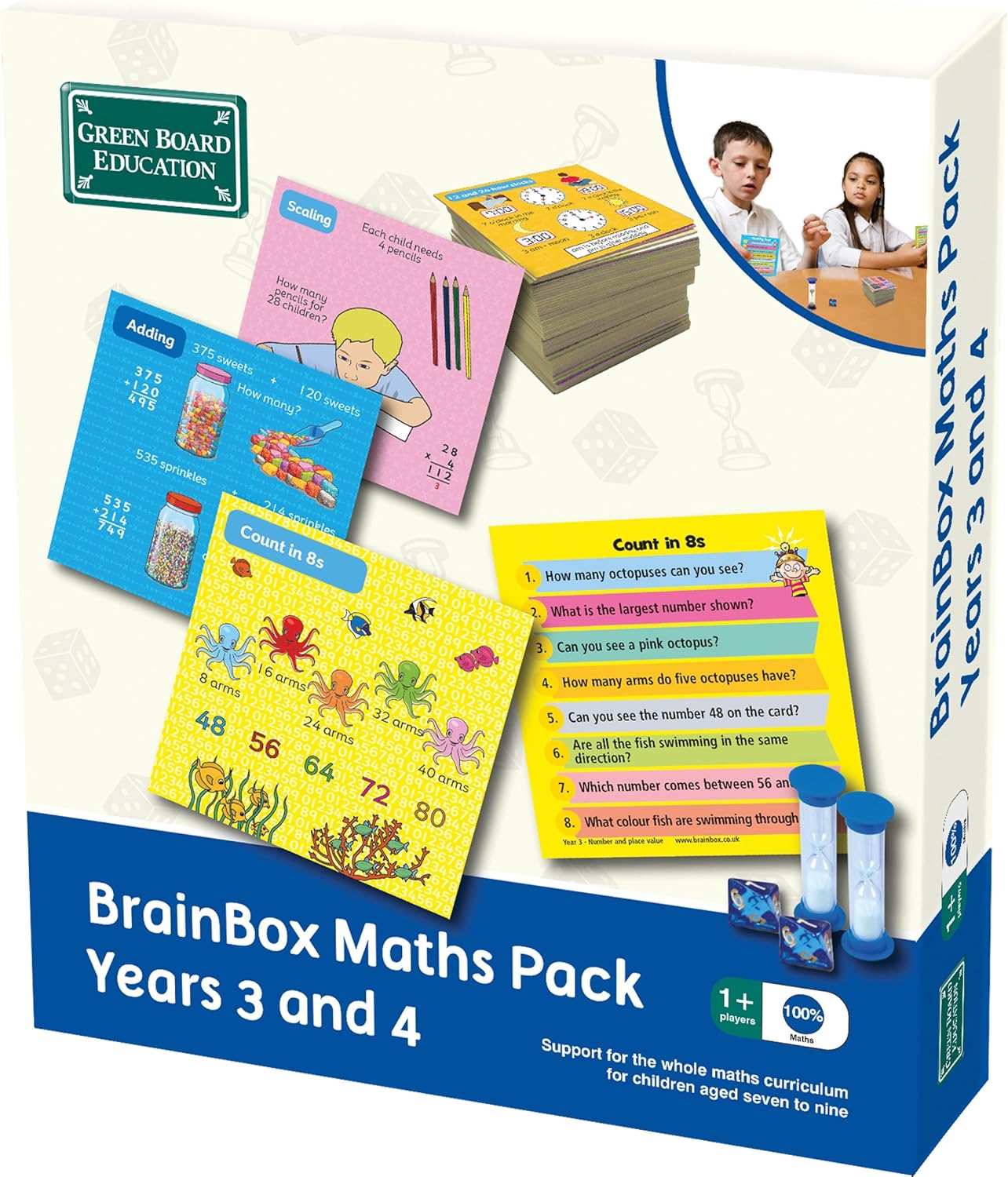 Green Board Games BrainBox Matematik Paketi 3-4 Yaş