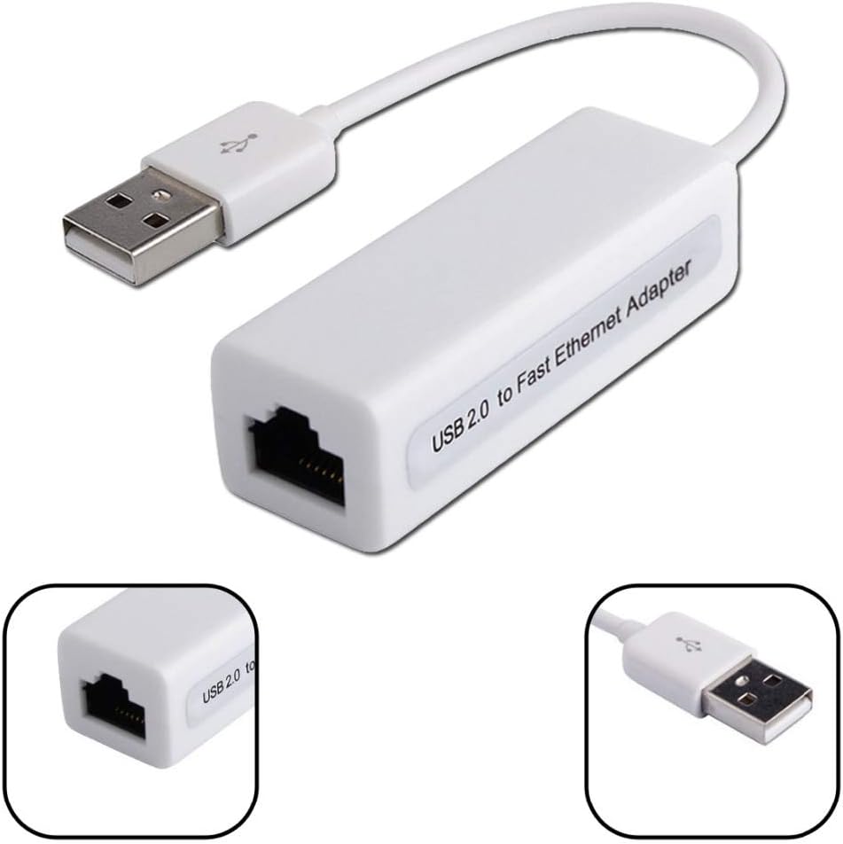 V42  USB 2.0-10/100 Mbps RJ45 Ethernet Çevirici Adaptör V42