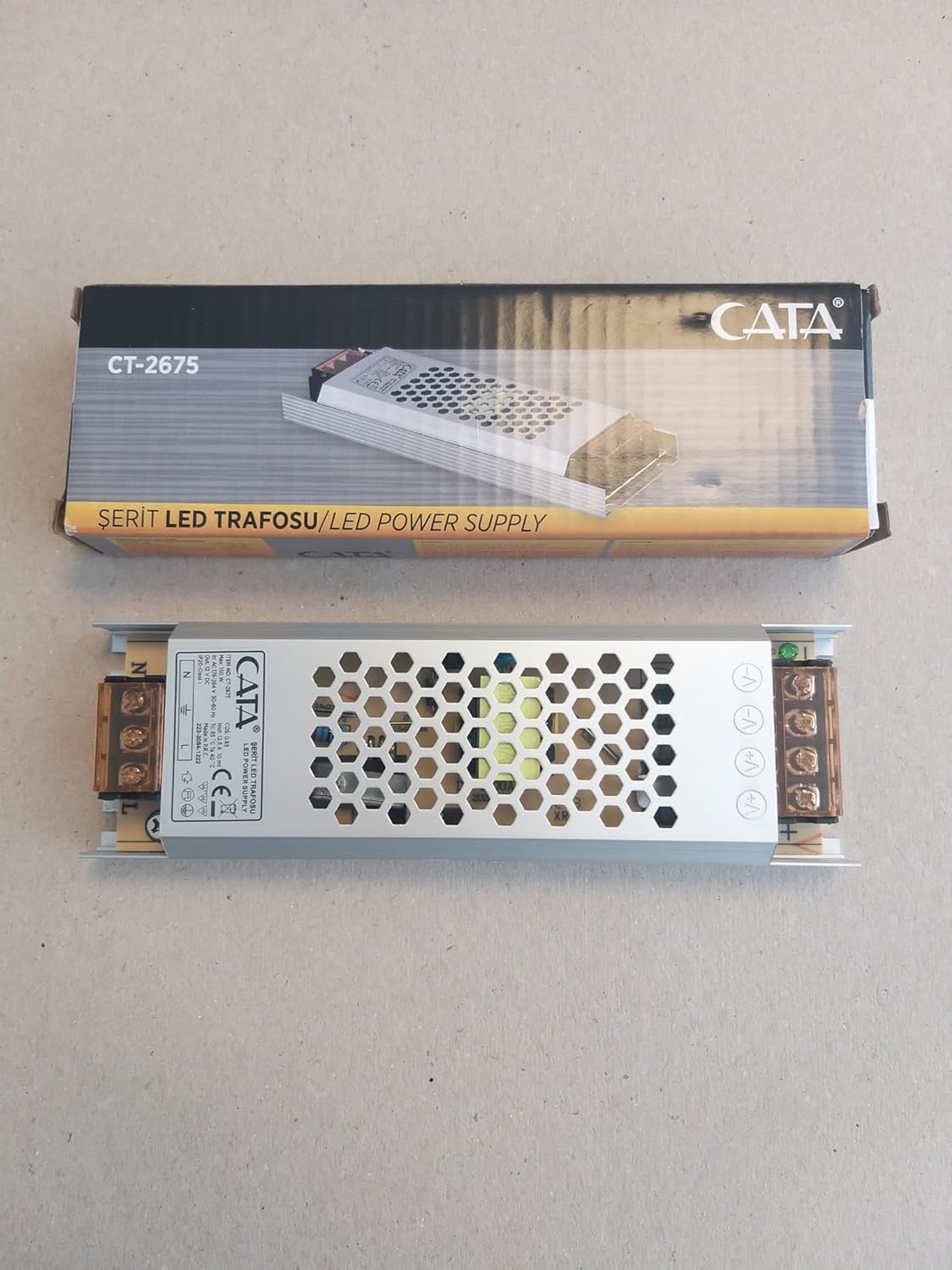 CT-2675 12,5A SÜPER SLİM LED TRAFOSU CATA