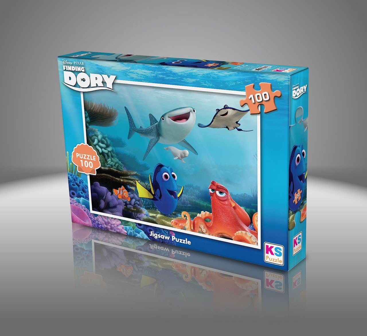 KS Games - Lisanslı Dory Puzzle, 100 Parça