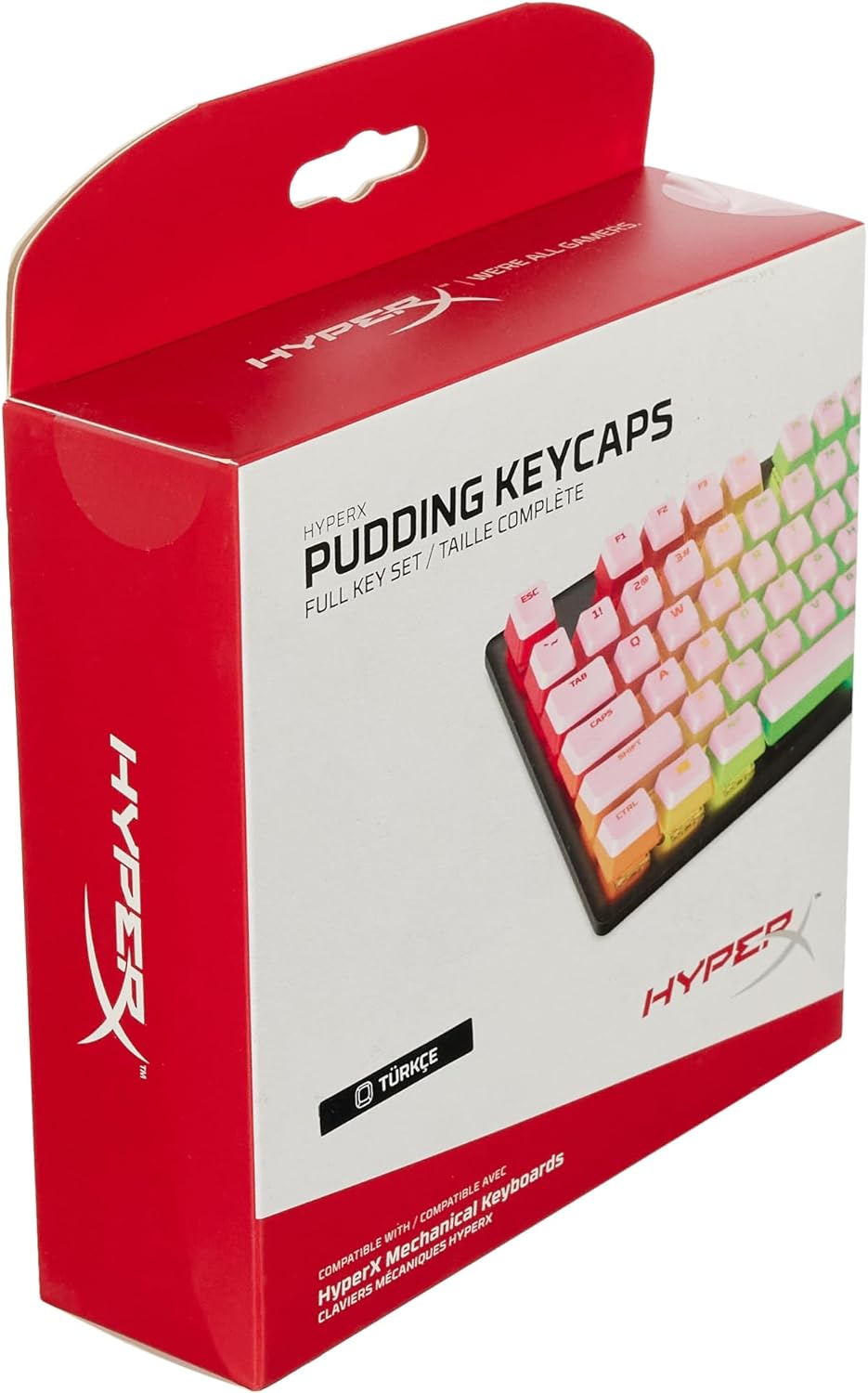 ABS Pudding Keycaps TR Pembe