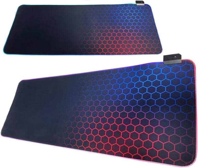 80x30cm Büyük Boy Xxl Resimli Desenli Mousepad Rgb Led Işıklı  Gamer Oyuncu Mouse Pad (PETEK)