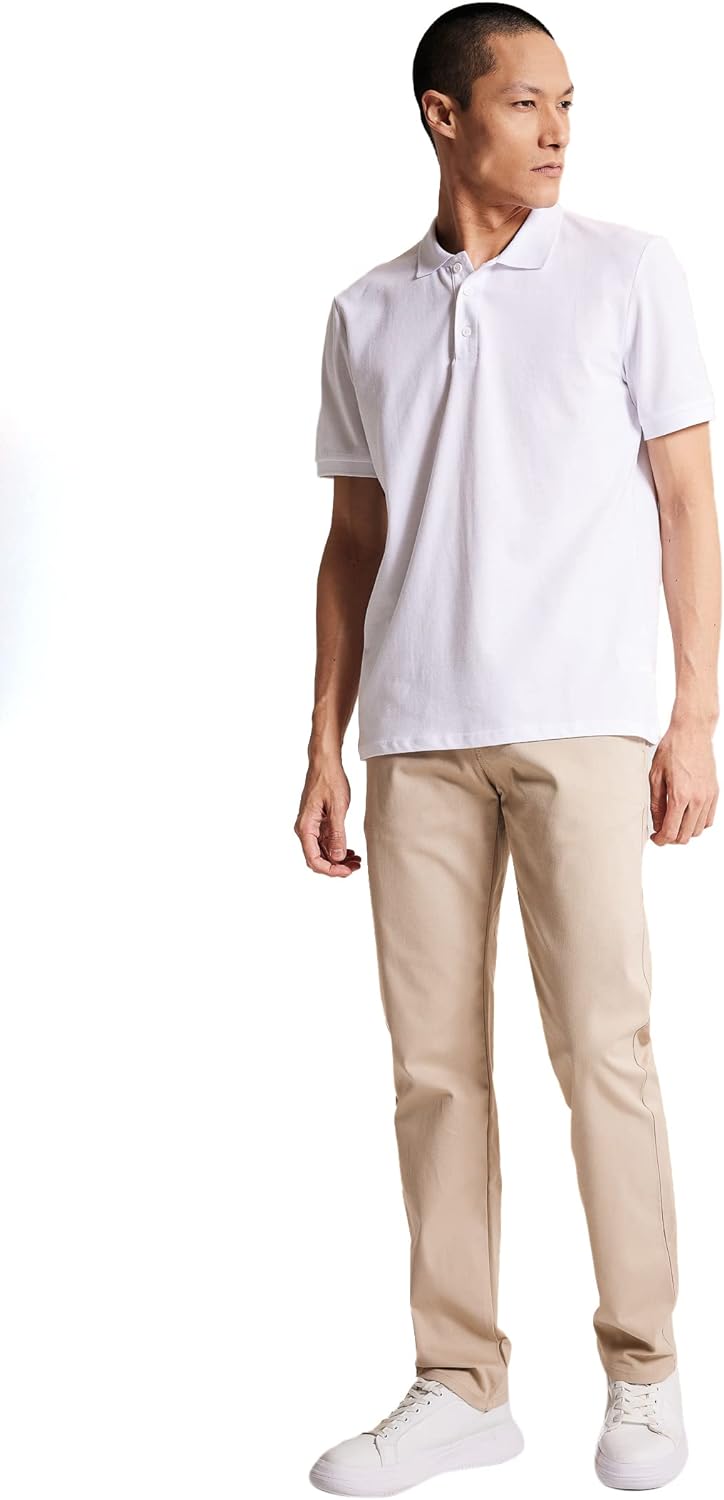 Erkek Regular Fit Chino Pantolon