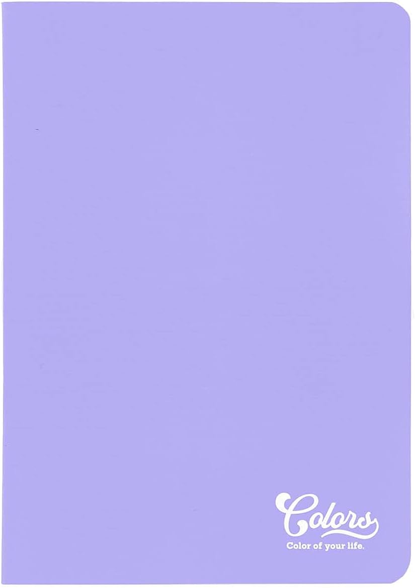 Colors A5 40 Yaprak Kareli Defter, Mor