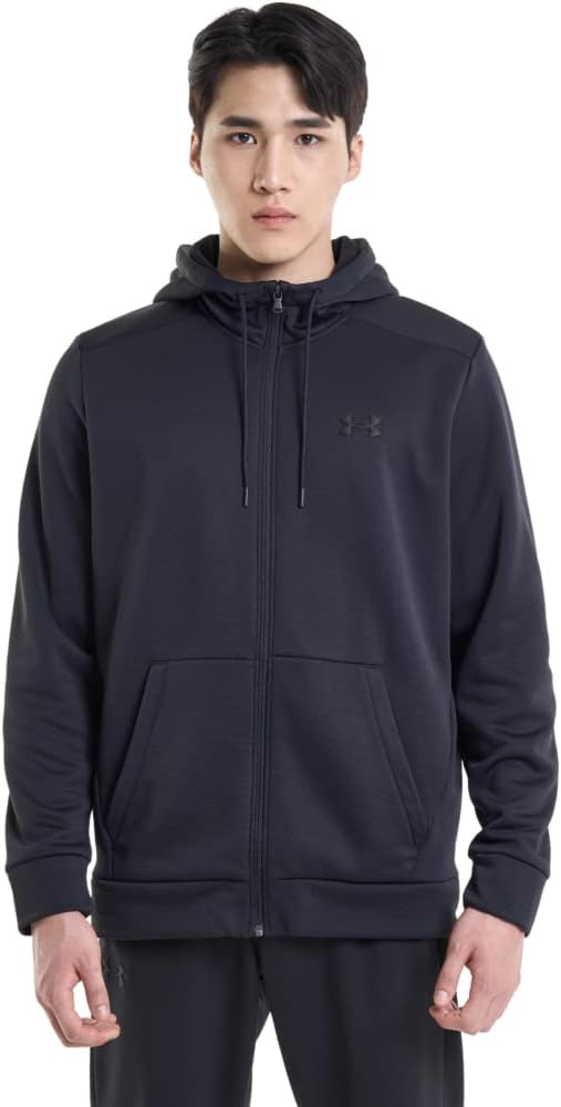 UA Armour Fleece FZ Hoodie Sweatshirt Erkek