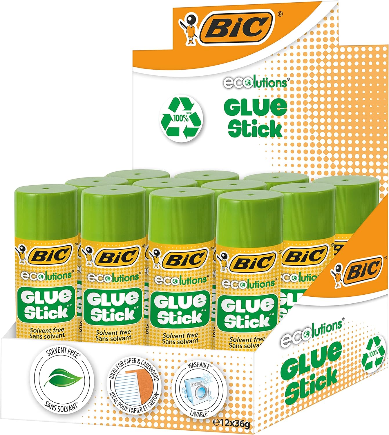 Glue Stick Yapıştırıcı, 36 g 12 Adet