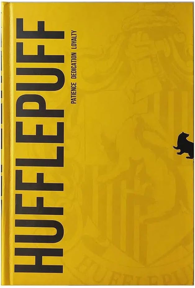 Harry Potter Hufflepuff Sert Kapak Ciltli Defter