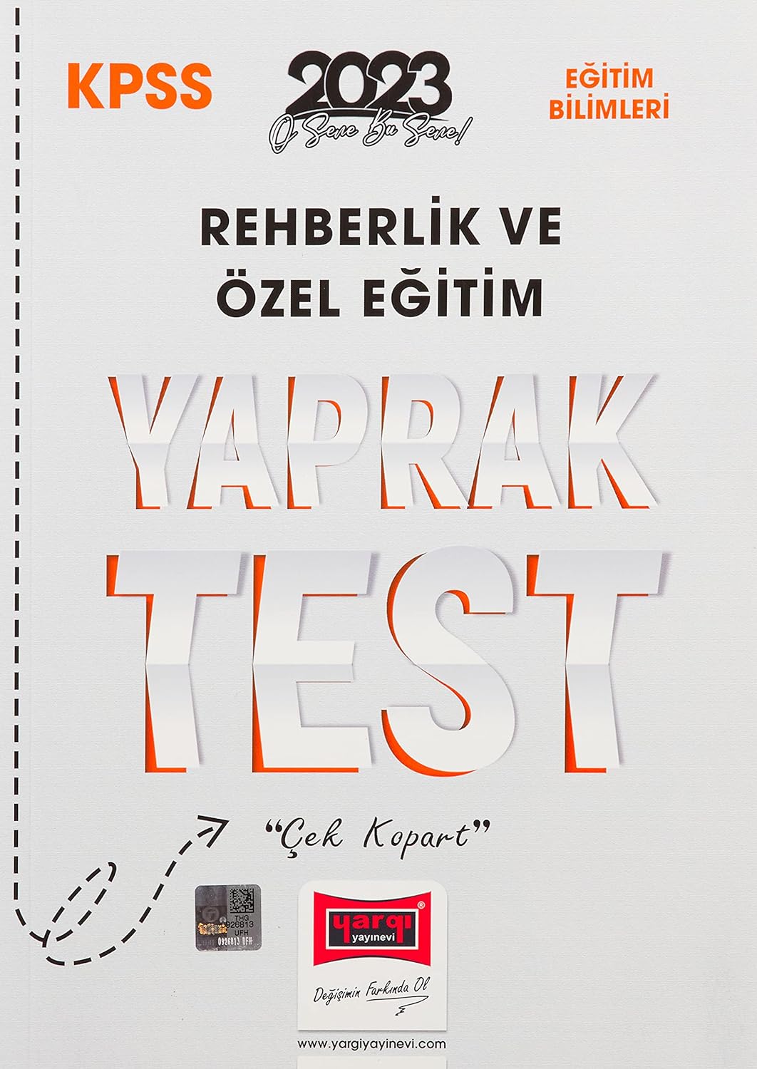 2023 KPSS Eğitim Bilimleri Rehberlik ve Özel Eğitim Yaprak Test