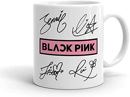 Black Pink logo ve imzalar ithal Kupa Bardak