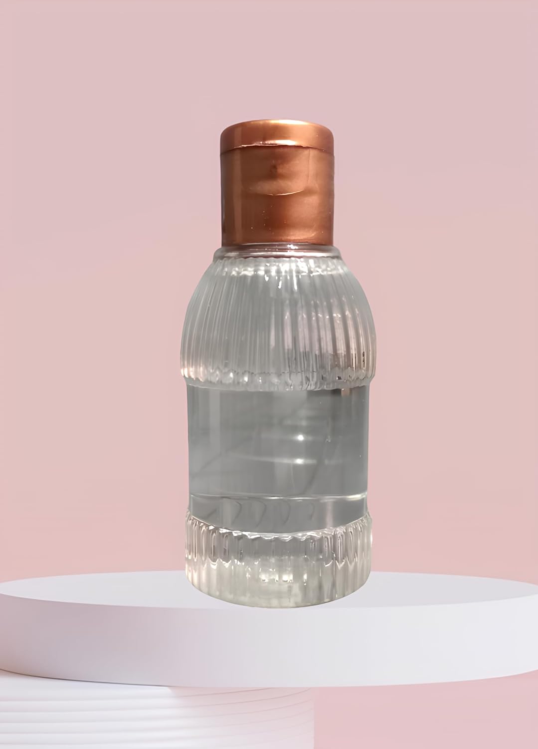 50 Adet 50 ML Boş Plastik Şişe YM23 Bronz Kapak