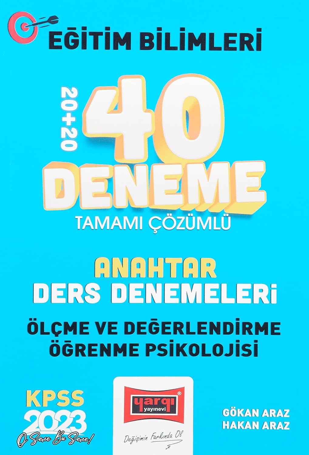 2023 KPSS Eğitim Bilimleri Ölçme Değerlendirme ve Öğrenme Psikolojisi Anahtar Ders Denemeleri Tamamı Çözümlü 20+20 40 Deneme Sınavı