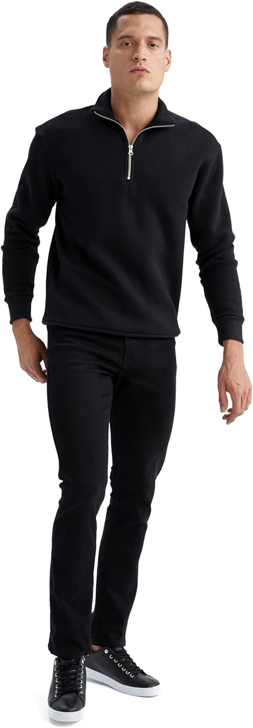 Erkek  Fit Sweatshirt