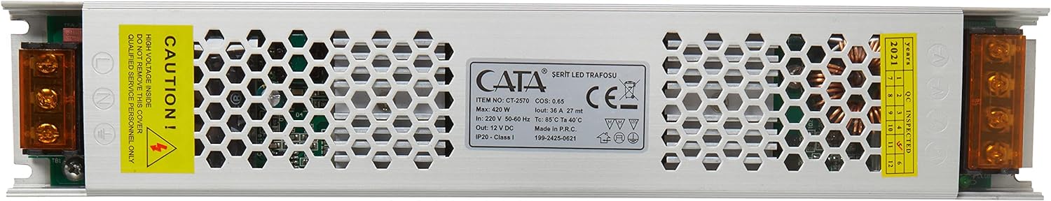 CT-2570 33 Amper Şerit LED Trafosu (400w) (süper Slim)