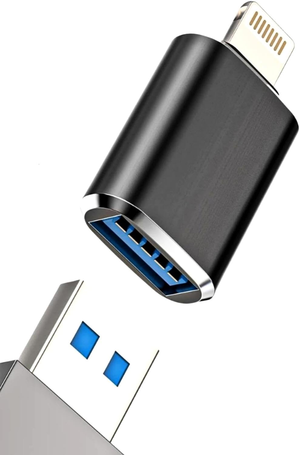 Kyrotech Lightning Erkek - USB Dişi OTG Adaptör:  14 13 12 11 Pro Max Xr X Xs Se 7 8 Artı iPad ile Uyumlu, Kamera Kart Okuyucu, USB Flash Sürücü, U Disk, Fare, ve Klavye Hub