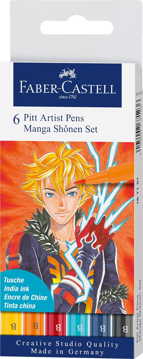 'Pitt Artist Pen Manga 6lı set, Shône