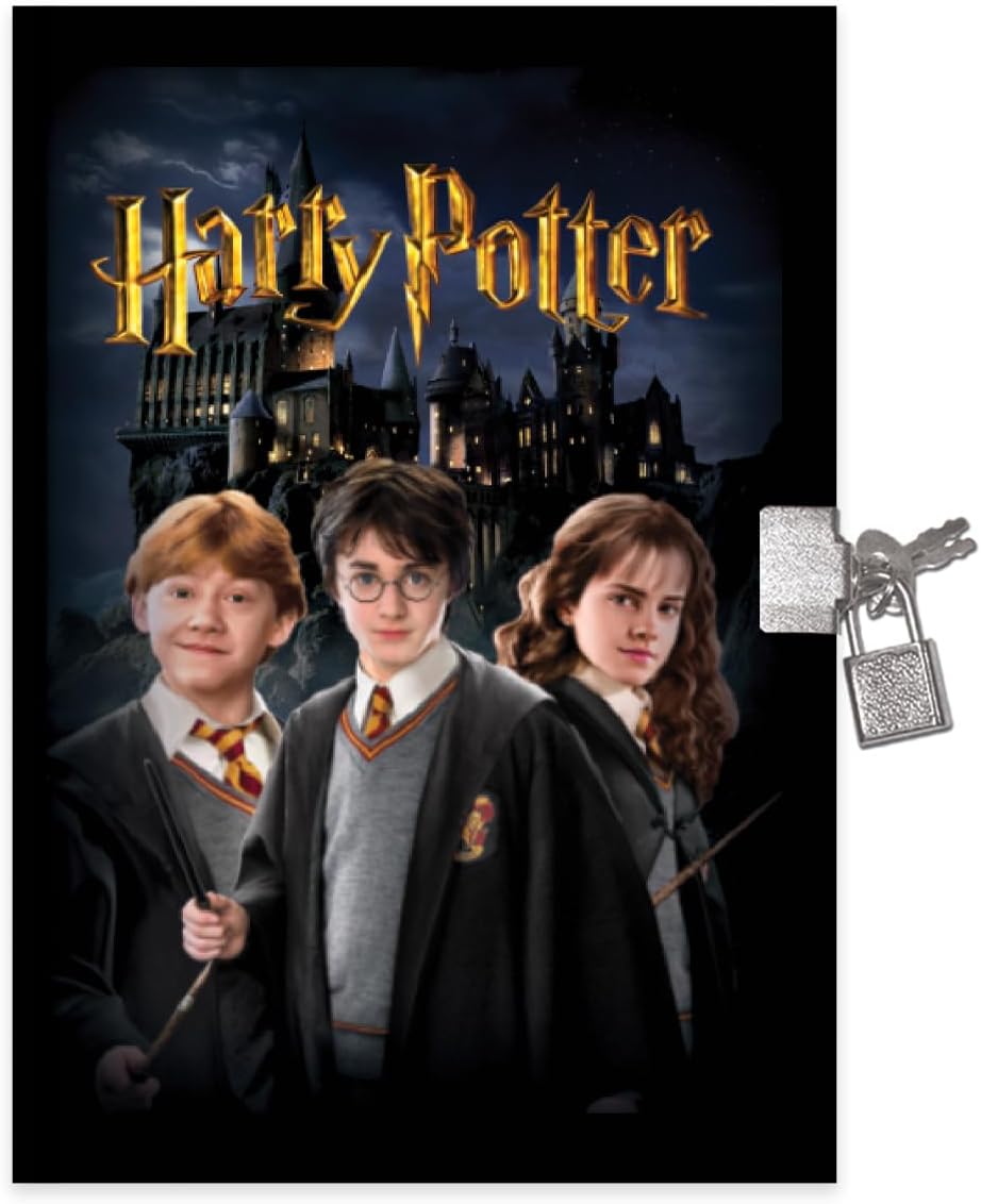 Harry Potter 14x20 80 Yapraklı Kilitli Hatıra Defteri