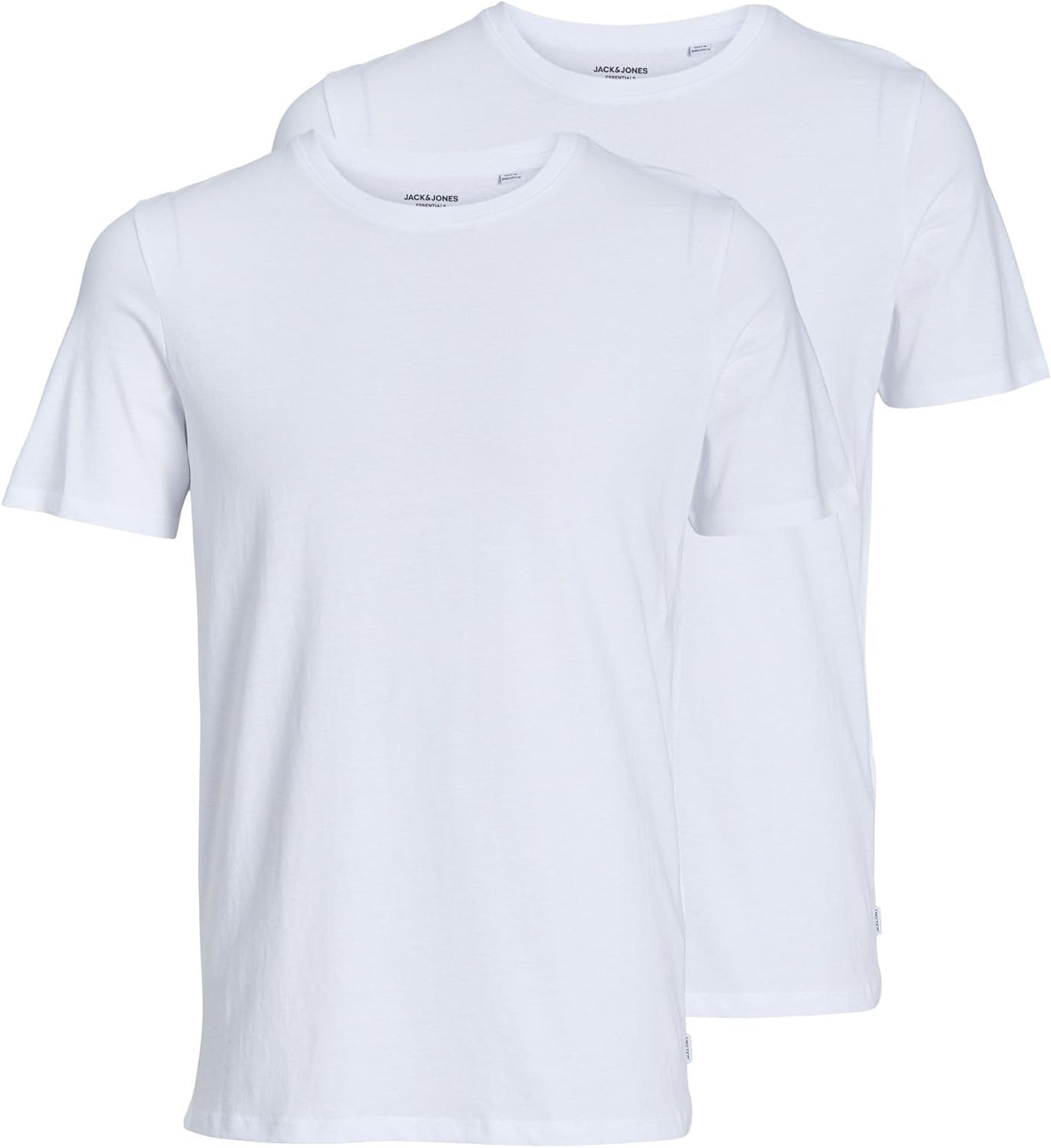 Jack and Jones JACBASIC CREW NECK TEE SS 2 PACK T-Shirt Erkek