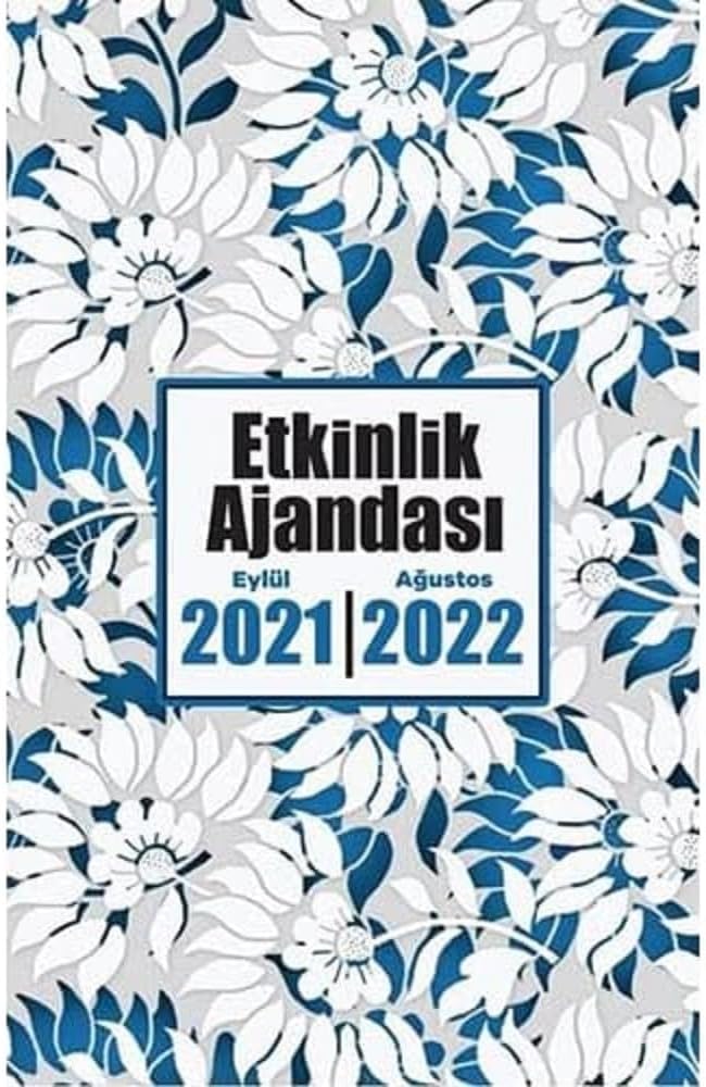 2021 Eylül-2022 Ağustos Etkinlik Ajandası - Beyaz Bahçe