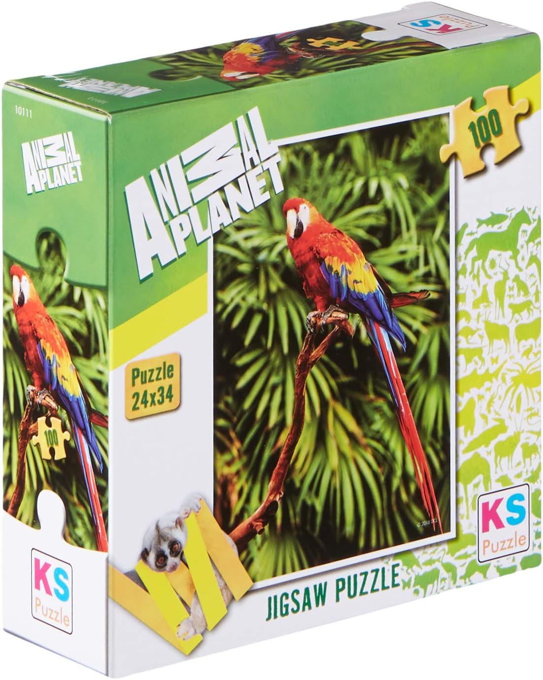 KS Games Animal Planet | Scarlet Macaw Yapboz