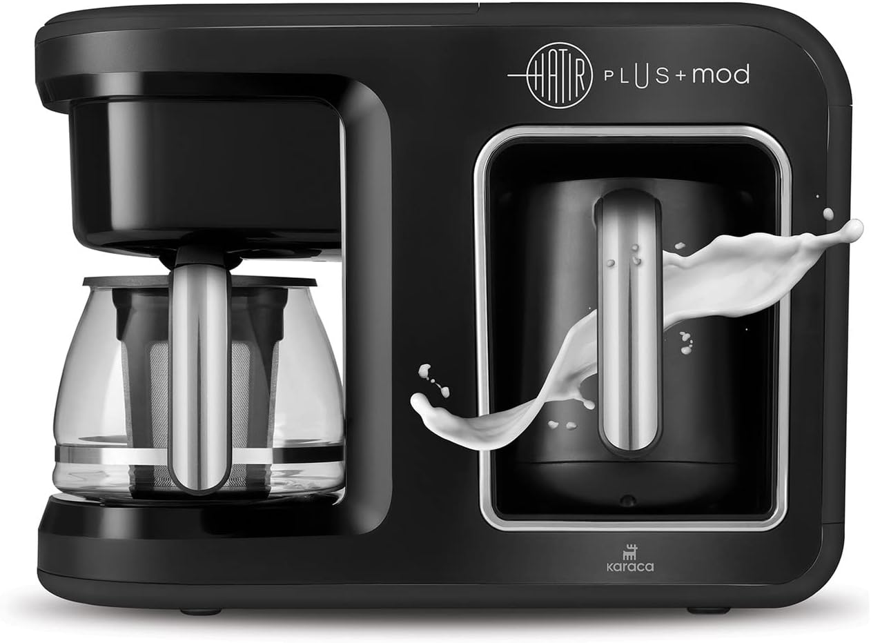 Hatır Plus Mod 5 in 1 Essential Kahve Makinesi Black Chrome