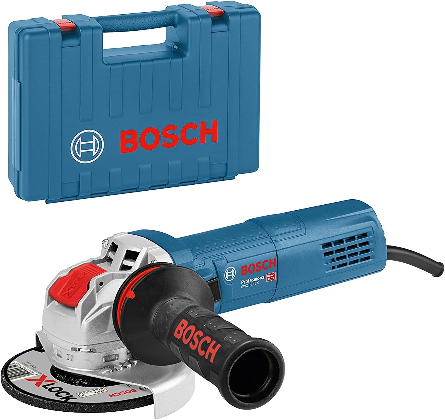 Professional GWX 9-115 S Avuç Taşlama Makinesi X-LOCK (900 W, Disk Çapı: 115 mm, 2.800-11.000 dev/dak)