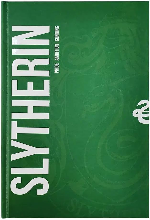 Harry Potter Slytherin Sert Kapak Ciltli Defter