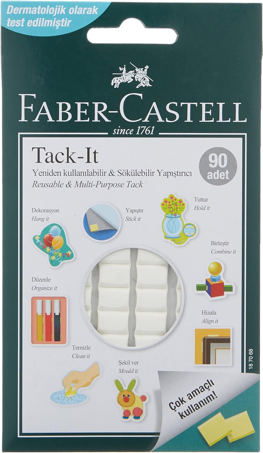 Tack It 50 Gr Yapıştırıcı, Sökülebilir ve Yeniden Kullanılabilir Yapıştırıcı (5130187093)