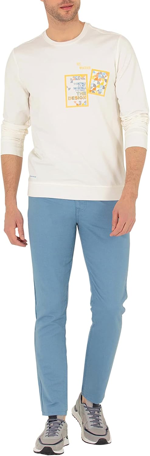 Erkek Koyu Mavi Kanvas/Chino Pantolon 50268095-VR032