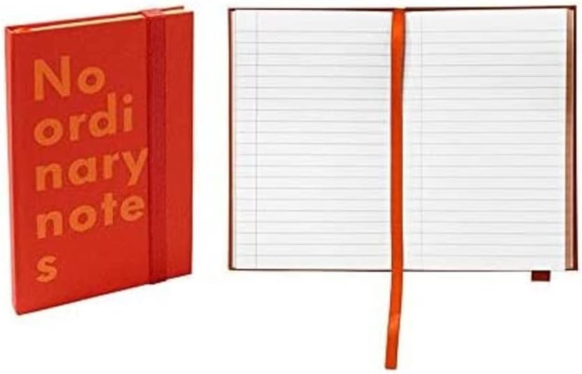 Nava No330A No Ordinary Not Defteri A6 Turuncu Çizgili Defter