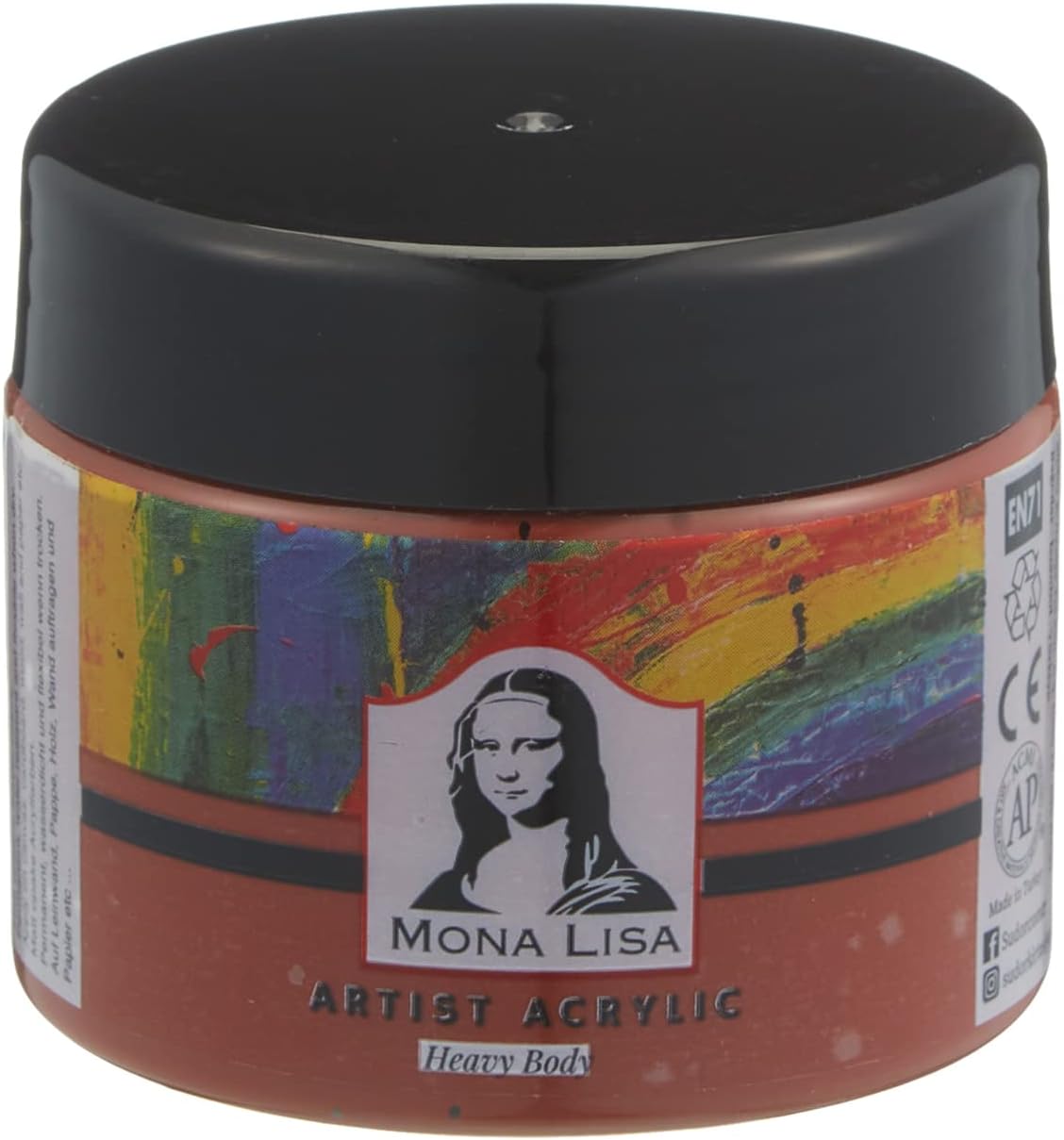 Monalisa 409 Akrilik, Yanık Amber, 125 ml