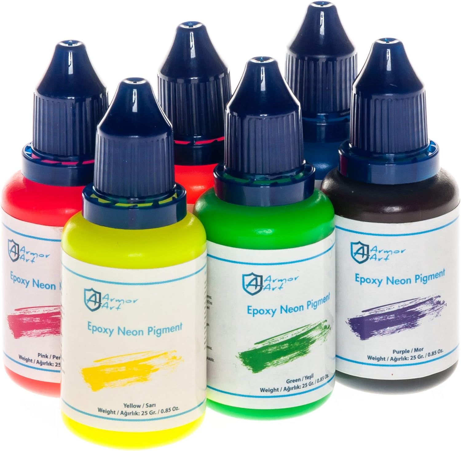 Armor Art Epoksi Neon Pigment 6lı Set