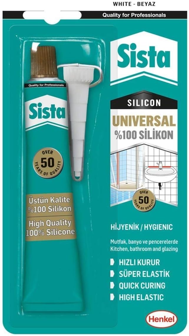 Sista Şeffaf Silikon Mastik Tüp, 50g