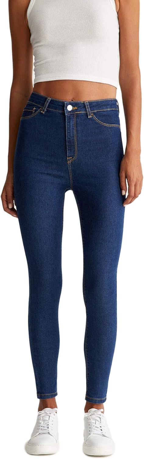 Kadın Super Skinny Fit Yüksek Bel Jean Pantolon