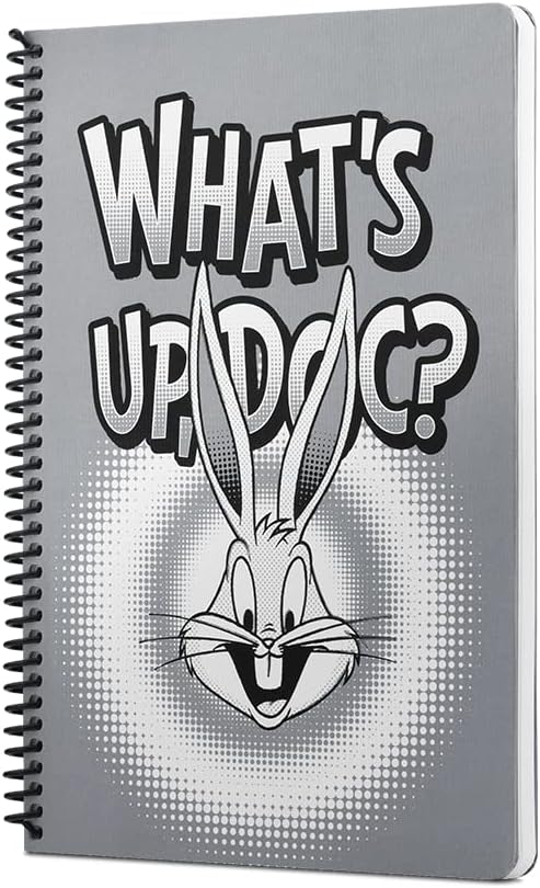 Looney Tunes Whats Up Doc Spiralli Defter Gri