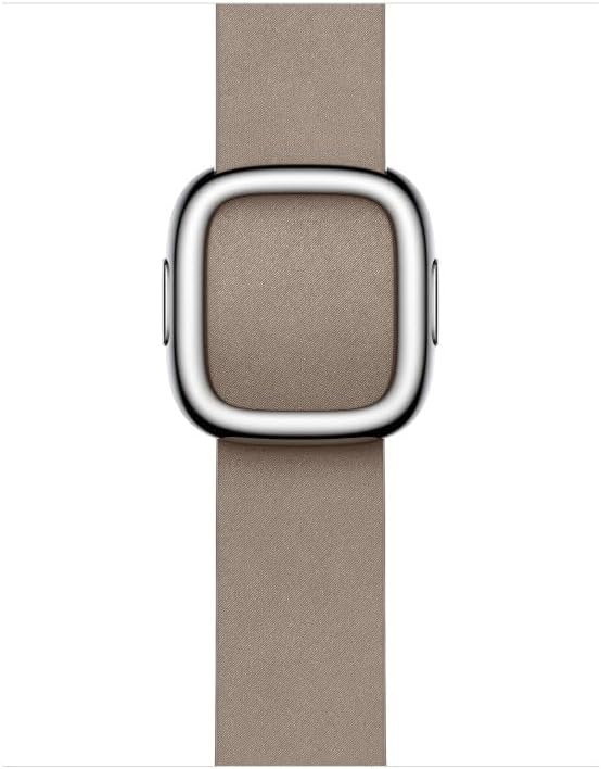 Watch Band - Modern Tokalı Kayış - 41 mm - Uçuk Kahve - Küçük Boy