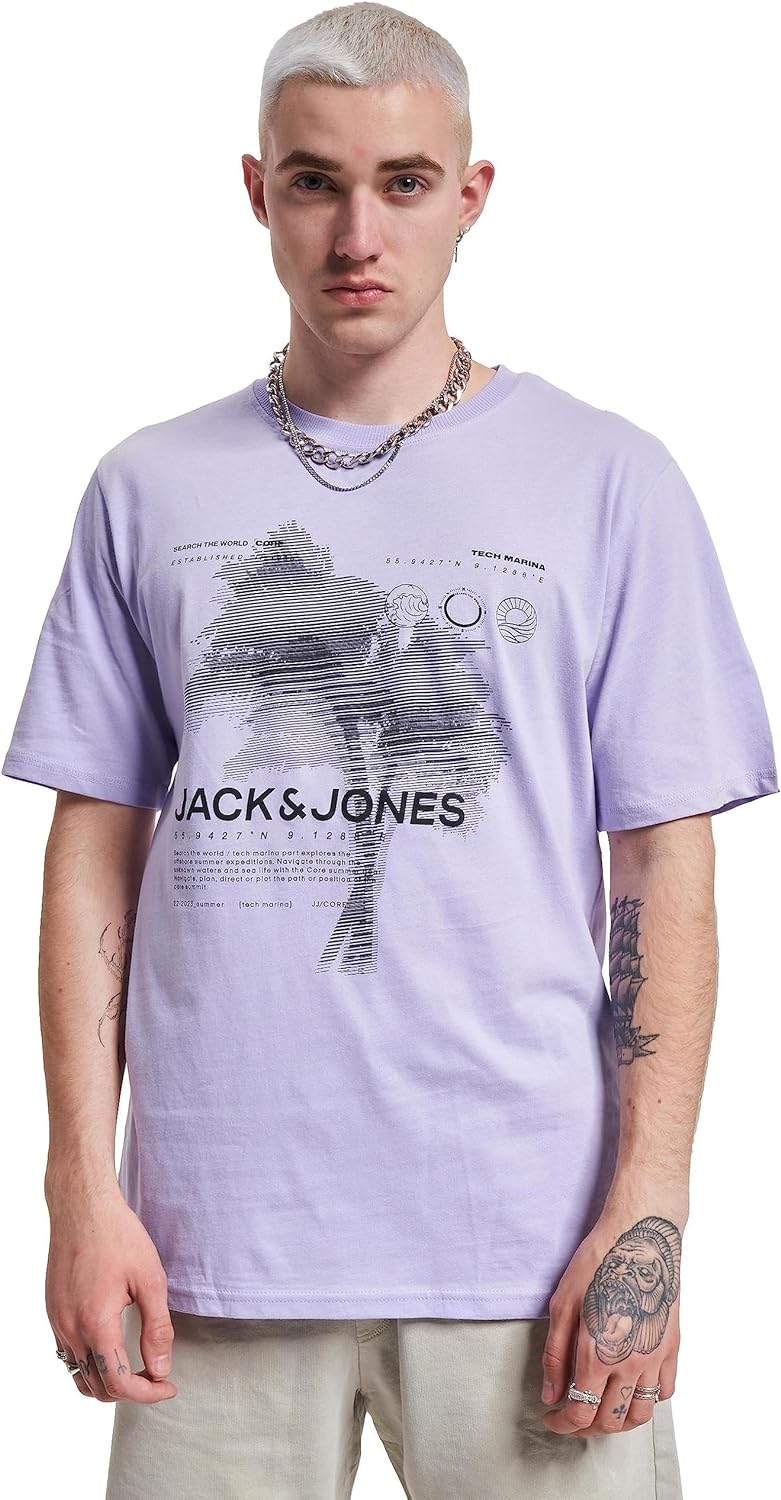 JCOMARINA PRINT TEE SS CREW NECKTişörtErkek