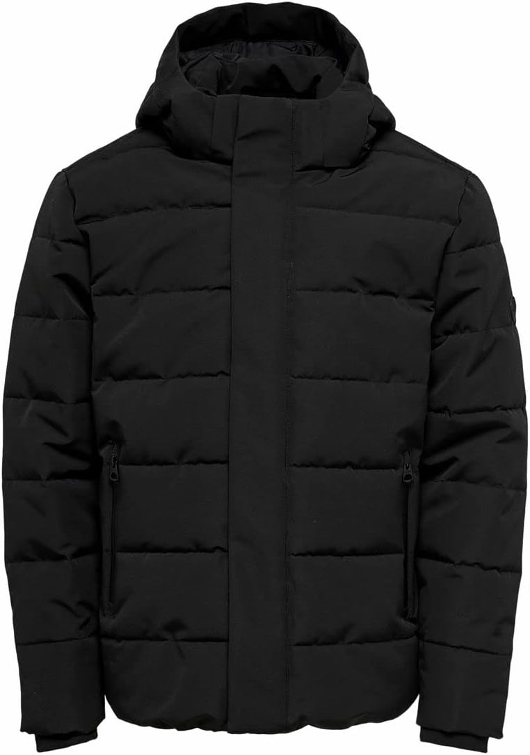 Onscayson Puffa Otw Erkek Günlük Mont 22019598-BLACK Siyah