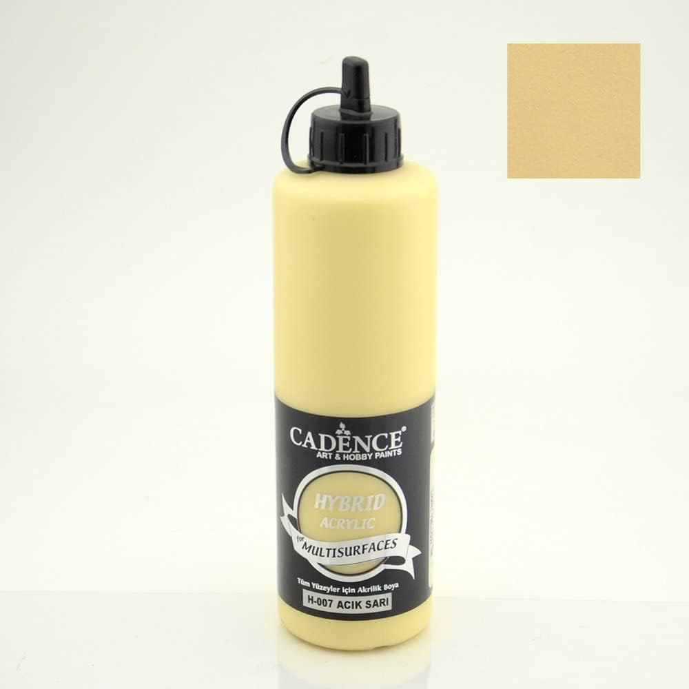 Multisurface Akrilik Boya 500 ml. H-007 AÇIK SARI