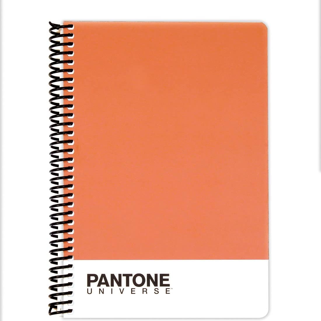 Pantone Universe A5 Boy Çizgili Spiralli Defter Bakır Rengi